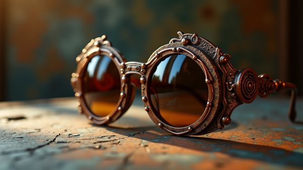 Experience unique vintage eyewear with steampunk sunglasses